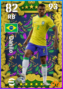 Danilo eFootball player card
