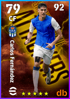Carlos Fernández — CF, OVR 79, MAX 92