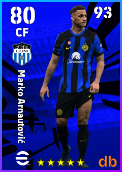 Marko Arnautović — CF, OVR 80, MAX 93