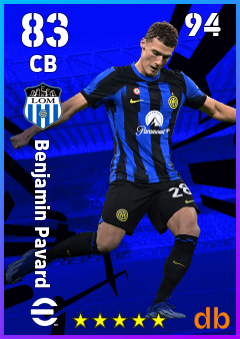 Benjamin Pavard eFootball player card