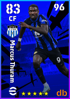 Marcus Thuram — CF, OVR 83, MAX 96