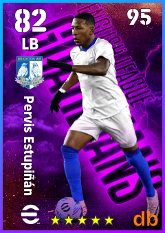 Pervis Estupiñán — LB, OVR 82, MAX 95