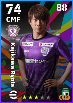Kajikawa Ryota — CMF, OVR 74, MAX 88