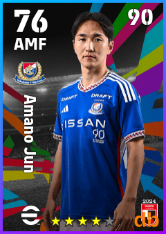 Amano Jun — AMF, OVR 76, MAX 90