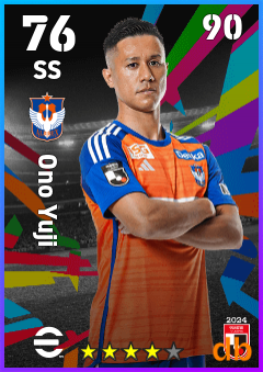 Ono Yuji — SS, OVR 76, MAX 90