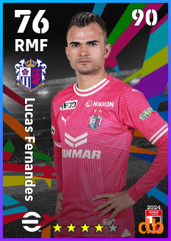 Lucas Fernandes — RMF, OVR 76, MAX 90