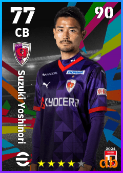 Suzuki Yoshinori — CB, OVR 77, MAX 90