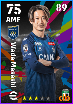Wada Masashi — AMF, OVR 75, MAX 89