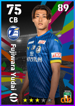 Fujiwara Yudai — CB, OVR 75, MAX 89