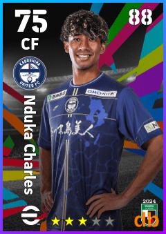 Nduka Charles — CF, OVR 75, MAX 88