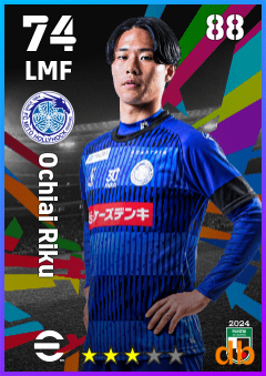 Ochiai Riku — LMF, OVR 74, MAX 88