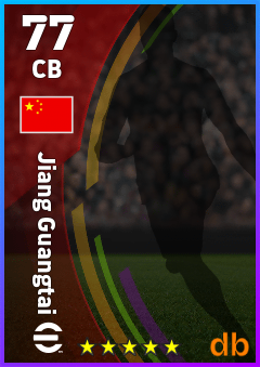 Jiang Guangtai — CB, OVR 77, MAX 77