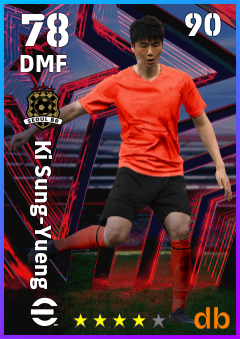 Ki Sung-Yueng — DMF, OVR 78, MAX 90