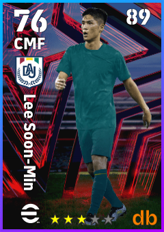 Lee Soon-Min — CMF, OVR 76, MAX 89