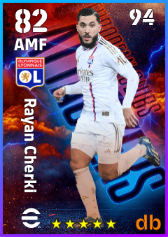 Rayan Cherki eFootball player card