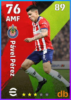 Pável Pérez — AMF, OVR 76, MAX 89