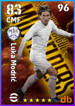 Luka Modrić eFootball player card