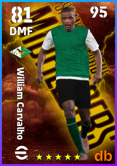 William Carvalho — DMF, OVR 81, MAX 95