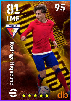 Rodrigo Riquelme — LMF, OVR 81, MAX 95