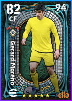 Gerard Moreno — CF, OVR 82, MAX 94