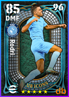 Rodri eFootball player card