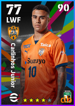 Carlinhos Junior — LWF, OVR 77, MAX 90