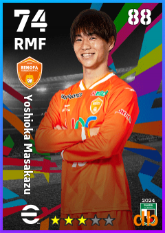 Yoshioka Masakazu — RMF, OVR 74, MAX 88
