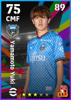 Yamamoto Yuki — CMF, OVR 75, MAX 89