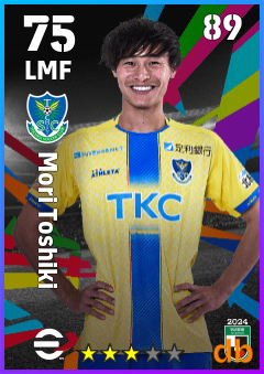 Mori Toshiki — LMF, OVR 75, MAX 89