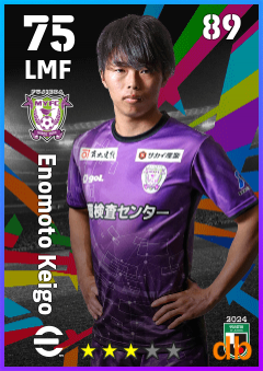 Enomoto Keigo — LMF, OVR 75, MAX 89