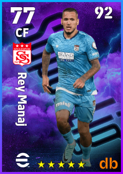 Rey Manaj — CF, OVR 77, MAX 92