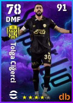 Tolga Ciğerci — DMF, OVR 78, MAX 91