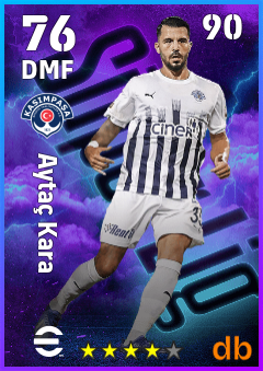 Aytaç Kara — DMF, OVR 76, MAX 90