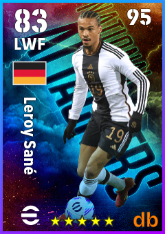Leroy Sané eFootball player card