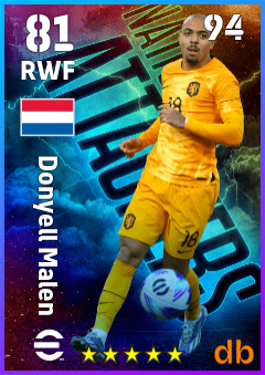 Donyell Malen eFootball player card