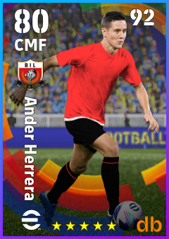 Ander Herrera — CMF, OVR 80, MAX 92