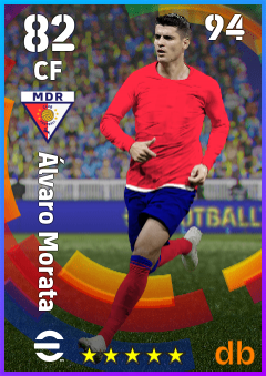 Álvaro Morata — CF, OVR 82, MAX 94