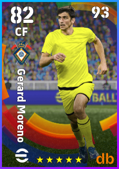 Gerard Moreno — CF, OVR 82, MAX 93