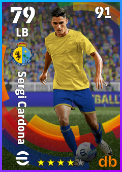 Sergi Cardona — LB, OVR 79, MAX 91