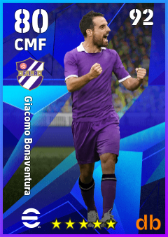 Giacomo Bonaventura — CMF, OVR 80, MAX 92