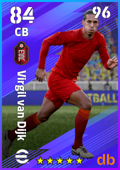 Virgil van Dijk — CB, OVR 84, MAX 96