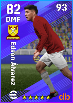 Edson Álvarez — DMF, OVR 82, MAX 93