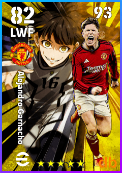 Alejandro Garnacho eFootball player card