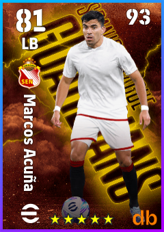 Marcos Acuña eFootball player card