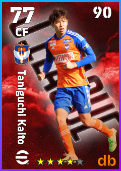 Taniguchi Kaito — CF, OVR 77, MAX 90