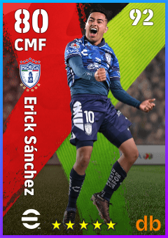 Erick Sánchez — CMF, OVR 80, MAX 92