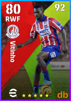 Vitinho — RWF, OVR 80, MAX 92
