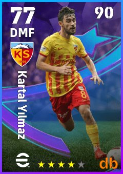 Kartal Yılmaz — DMF, OVR 77, MAX 90