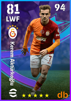 Kerem Aktürkoğlu eFootball player card