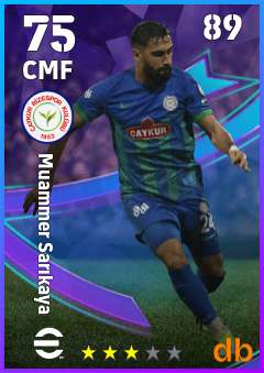 Muammer Sarıkaya — CMF, OVR 75, MAX 89